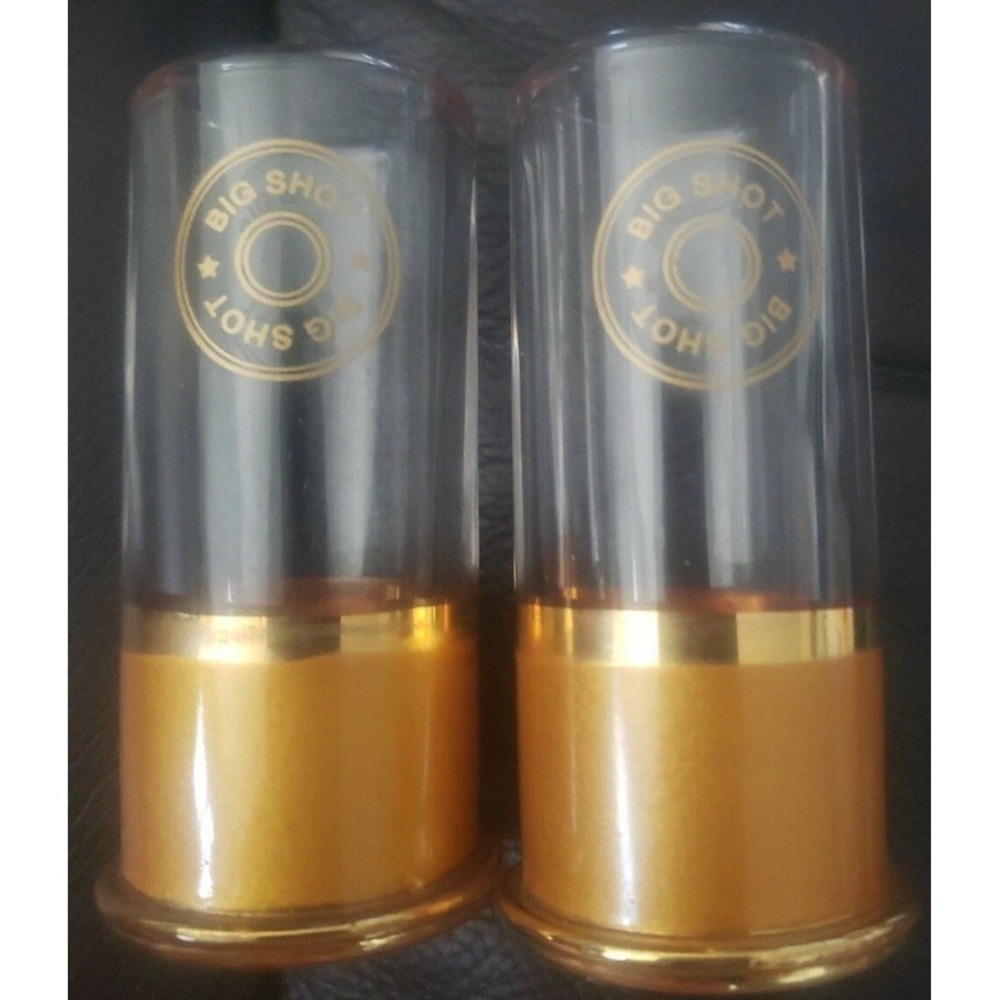 Big Shot 12‎ Guage Shotgun Shell Shot Glasses Set Of 2